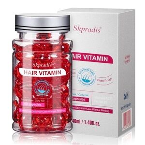 Hair Vitamin capsules, leave-in serum for hair care